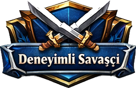 Deneyimli Savaşçı rozet