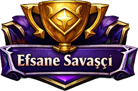 Efsane Savaşçı rozet